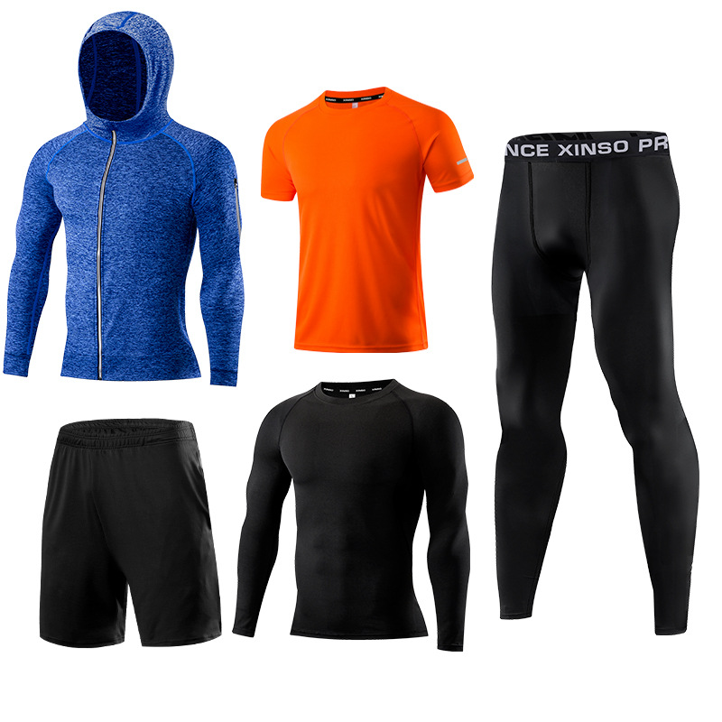 Running Gear Autumn - 5 Parça Erkek Spor Giyim Seti