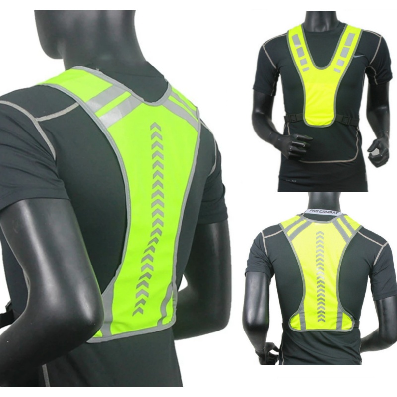 Running Gear Tank - Açık Spor Yansıtıcı Kumaş Malzemeleri Elastik