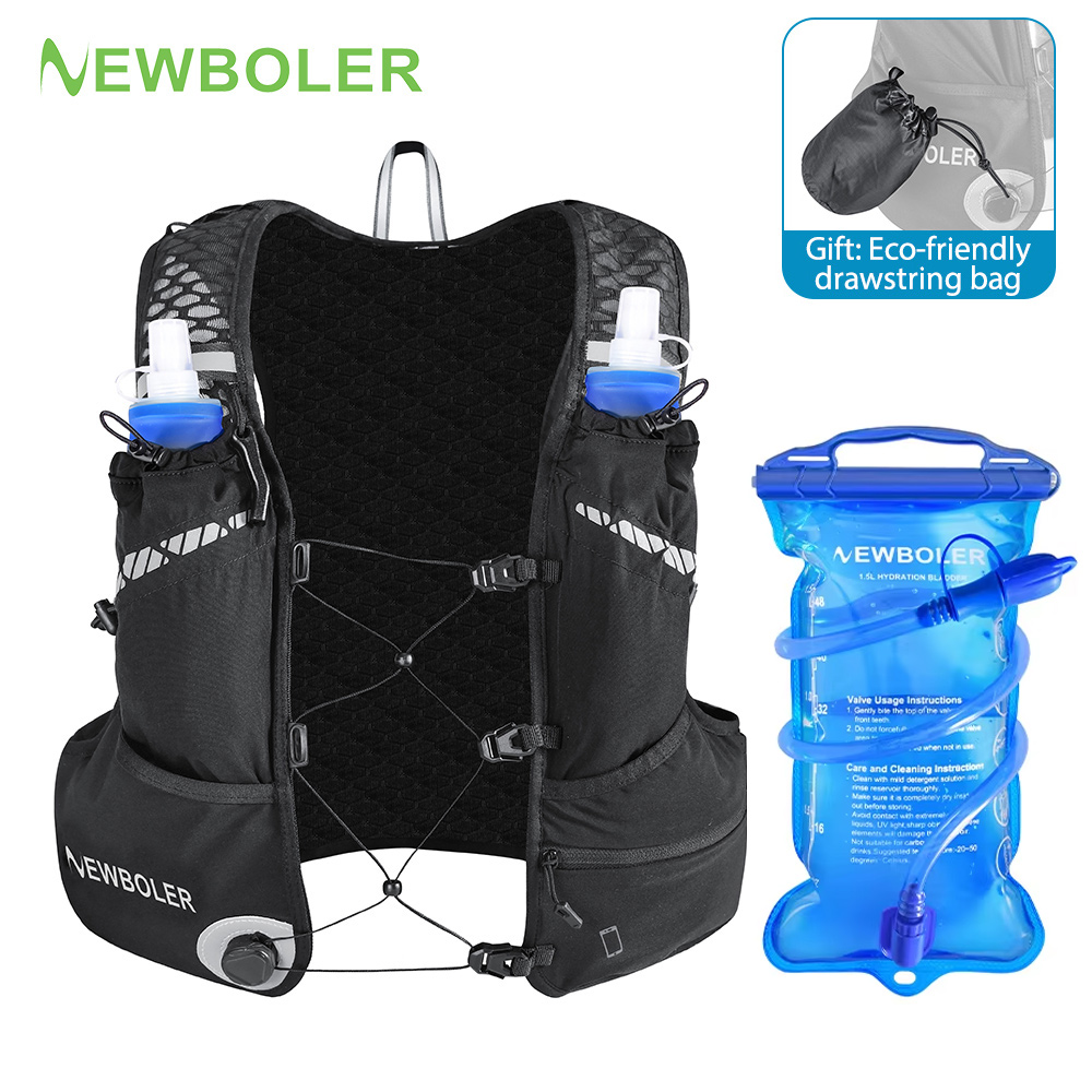 Running Gear Trail - 8L Nefes Alabilen Hidrasyon Yeleği Çantası,