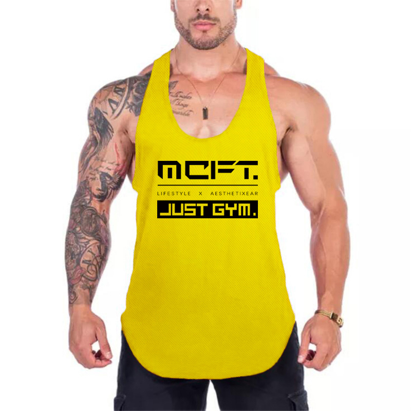 Running Gear Tank - Yazlık Erkek Koşu Yelekleri Polyester File