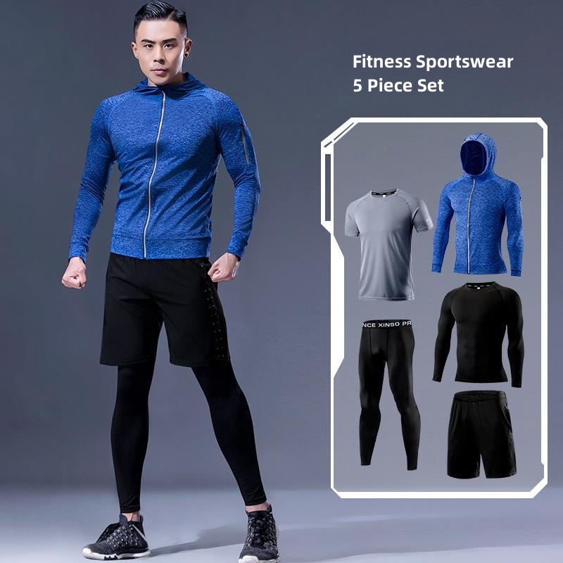 5 Parça Erkek Spor Giyim Seti  - Running Gear Autumn incelemesi ve fiyatı