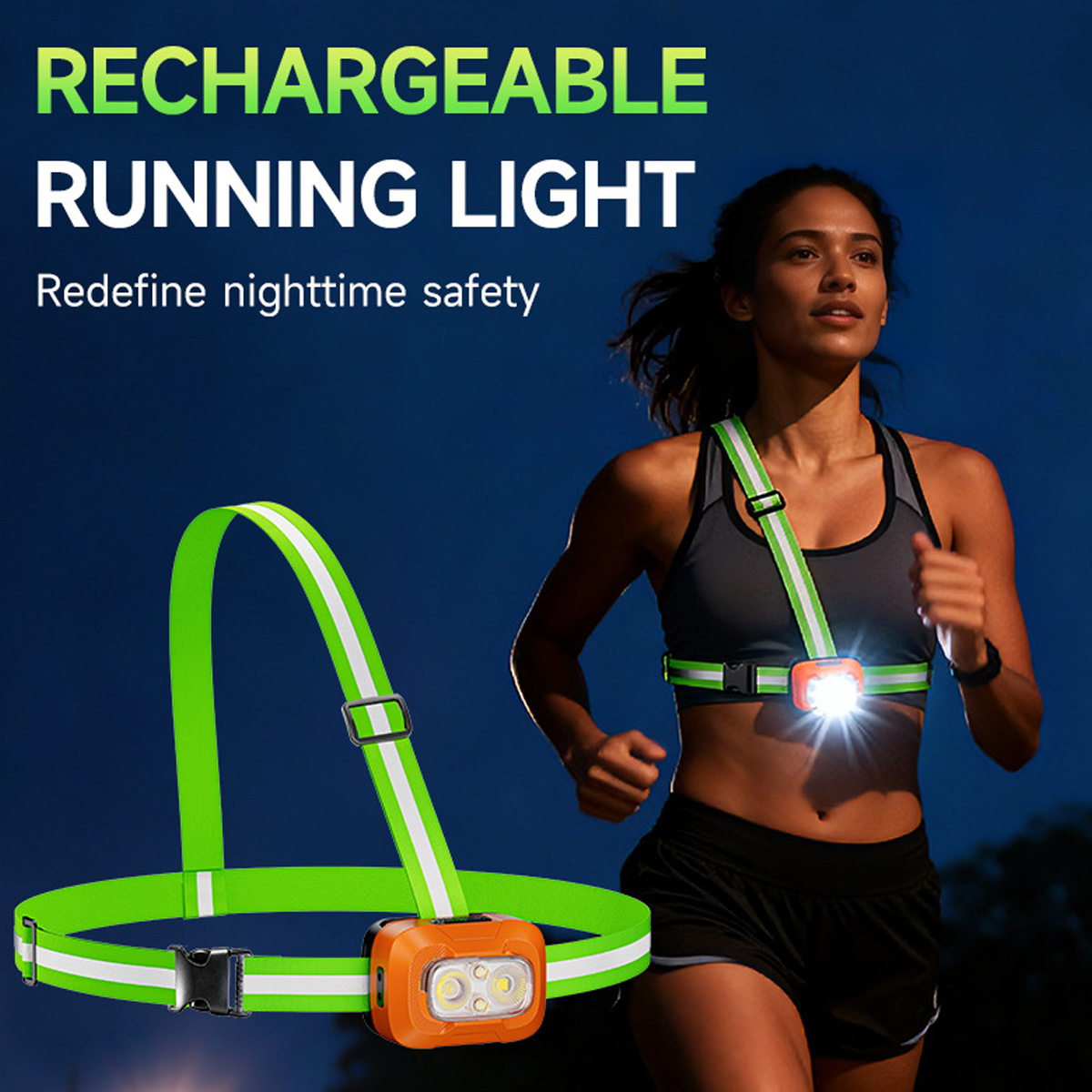 Koşu Işığı USB Şarj Edilebilir - Running Jogging Gear incelemesi ve fiyatı